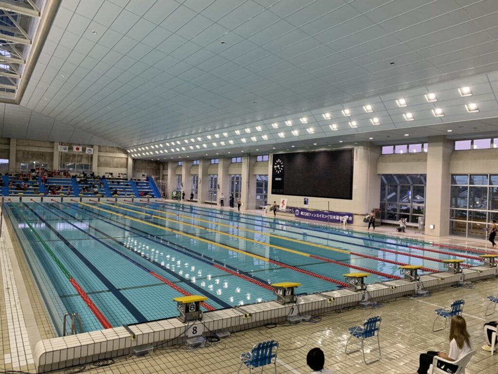 フィンスイミング　2021日本選手権　会場　Fin-D Inc.