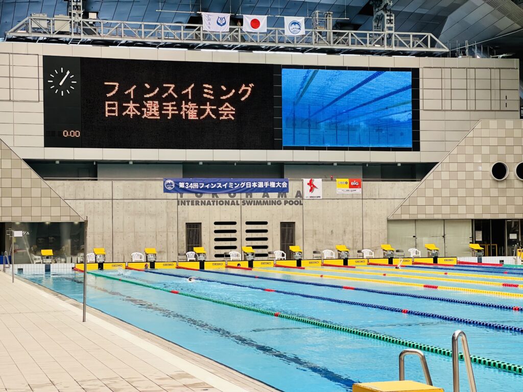 （会場写真）2022フィンスイミング日本選手権（Fin-D-Inc.）