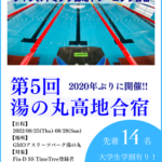 [Fin-D SS]第5回フィンスイミング湯の丸高地合宿 2年ぶりに開催！
