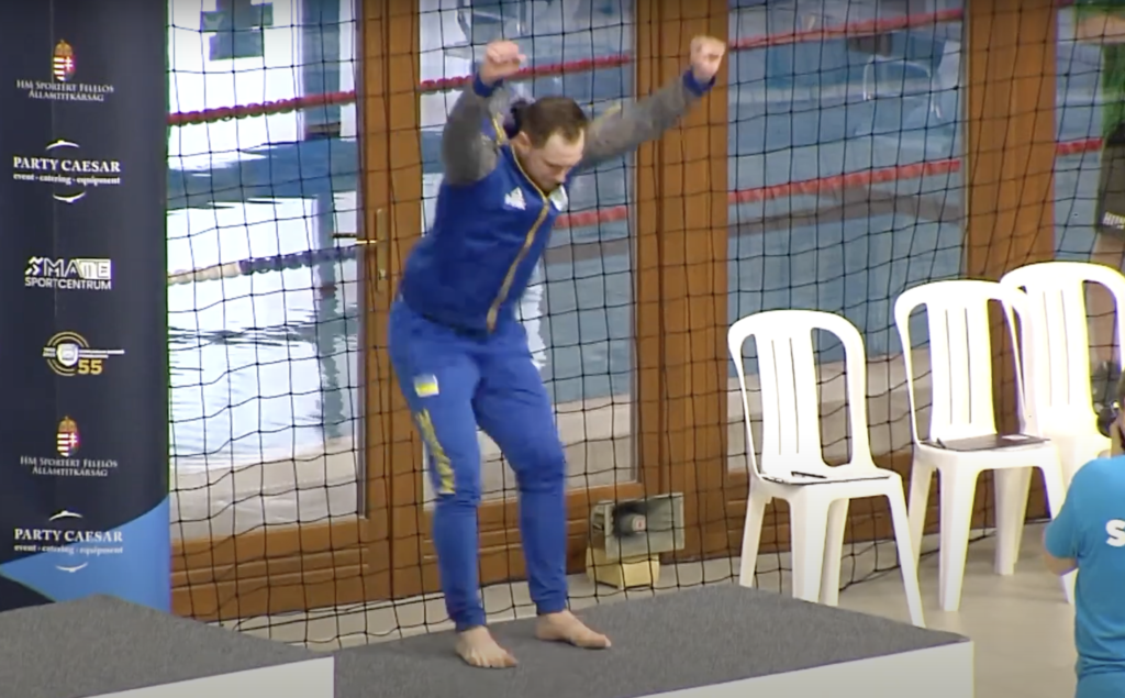 第28回フィンスイミングヨーロッパ選手権！oleksii800SF表彰