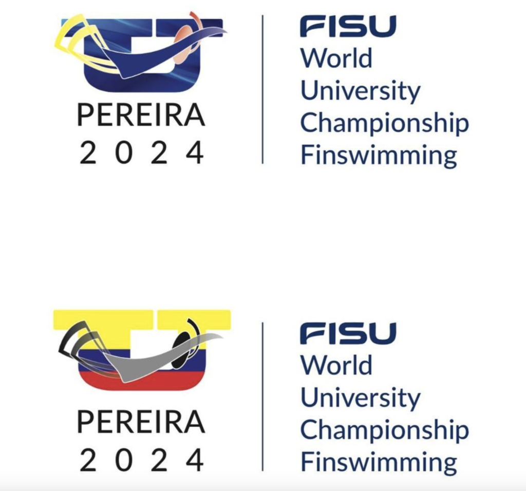【ロゴ】FISU2024WUCフィンスイミング（フィンスイミングチャンネル）