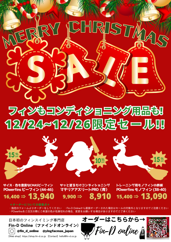 （チラシ）Fin-D Online2023クリスマスセール