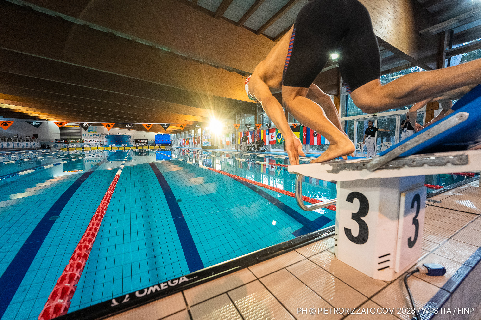 2024フィンスイミングワールドカップイタリア大会bellai Italia sports village プール（フィンスイミングチャンネル）