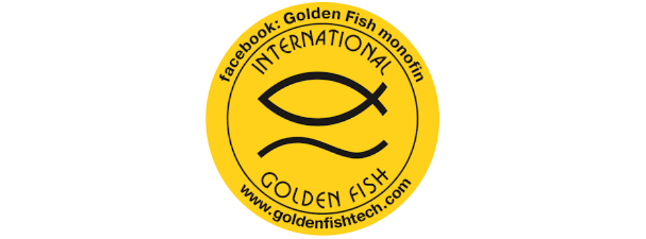 logo international golden fish モノフィン（フィンスイミングチャンネル）