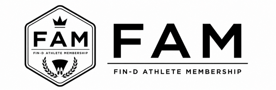 Fin-D Athlete Membership(FAM)のロゴ